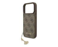 Guess 4G Charms Collection MagSafe do iPhone 17 Pro brązowy - 1365475 - zdjęcie 4